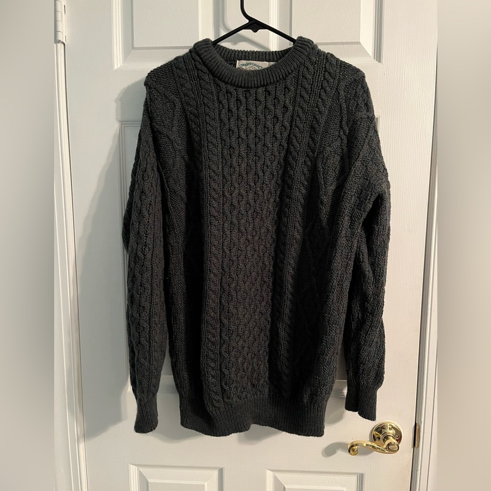 Aran Crafts 100% Men’s Wool Sweater